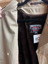 Load image into Gallery viewer, Vintage Beige Trench Raincoat