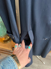 Load image into Gallery viewer, Vintage Navy Blue Jacobson’s 100% Pure Wool Buttoned Coat