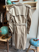 Load image into Gallery viewer, Vintage Tan Trench with Belt