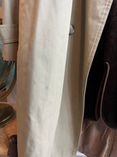 Load image into Gallery viewer, Vintage Beige Trench Raincoat
