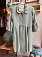 Vintage Mint Green Babydoll Coat