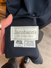 Load image into Gallery viewer, Vintage Navy Blue Jacobson’s 100% Pure Wool Buttoned Coat