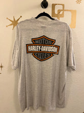 Load image into Gallery viewer, Grey Harley Davidson Pocket Tee