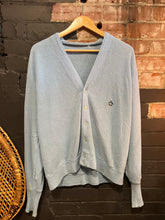 Load image into Gallery viewer, Light Blue Grand Slam Munsingwear Cardigan Sweater