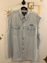 Load image into Gallery viewer, Vintage Denim Harley Davidson Cut-Off