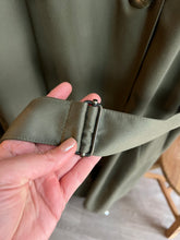 Load image into Gallery viewer, Vintage Dusty Green Hooded Coat