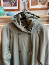 Load image into Gallery viewer, Vintage Dusty Green Hooded Coat
