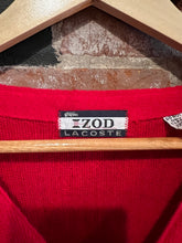 Load image into Gallery viewer, 1970's Izod/Lacoste Red Cardigan
