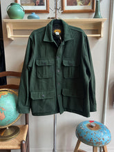 Load image into Gallery viewer, Vintage 70s Woolrich Green Bomber Jacket