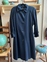 Load image into Gallery viewer, Vintage Navy Blue Jacobson’s 100% Pure Wool Buttoned Coat