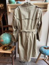Load image into Gallery viewer, Vintage Beige Trench Raincoat