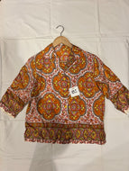 60s/70s Retro Quarter Sleeve Blouse