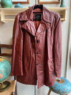 Vintage 70s JC Penny Brown Leather Jacket