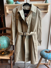 Load image into Gallery viewer, Vintage Beige Trench Raincoat