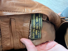 Load image into Gallery viewer, Vintage 70s Belted Raffaelo Leather Jacket - Camel/Brown
