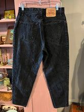 Load image into Gallery viewer, 09 - 90’s Vintage Levi’s 551, Black Denim, 14S - 1996 Relaxed/Tapered