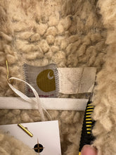Load image into Gallery viewer, Vintage 1986 Denim Sherpa Lined Carhartt Work Jacket/Coat