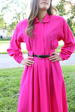 Load image into Gallery viewer, Vintage Fuschia A-Line Dress