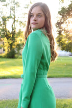 Load image into Gallery viewer, Vintage Green A-Line Dress