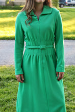 Load image into Gallery viewer, Vintage Green A-Line Dress