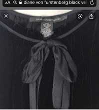 Load image into Gallery viewer, Diane Von Furstenberg Velvet Flapper Dress