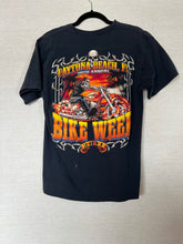 Load image into Gallery viewer, Vintage Black Bike Week T-shirt