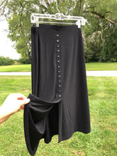 Load image into Gallery viewer, XL Black Slouchy Skirt