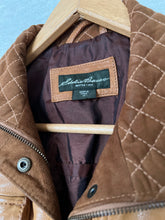 Load image into Gallery viewer, Vintage Leather Bomber Jacket
