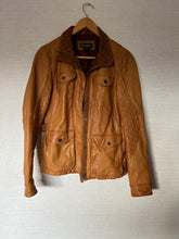 Load image into Gallery viewer, Vintage Leather Bomber Jacket