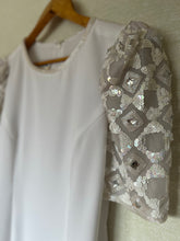 Load image into Gallery viewer, Vintage White Beaded Dress