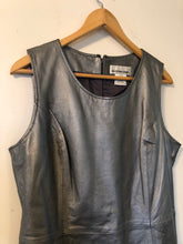 Load image into Gallery viewer, Silver Leather Dress