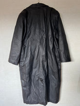 Load image into Gallery viewer, Plus Size Leather Trench Coat