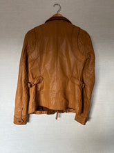 Load image into Gallery viewer, Vintage Leather Bomber Jacket