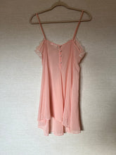 Load image into Gallery viewer, Sheer Pink Laced Nightie