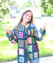 Load image into Gallery viewer, Multi-Colored Blanket Sweater